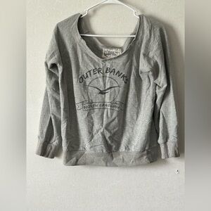 Lagaci | Gray Sweatshirt Outer Banks sweatshirt | Size Medium